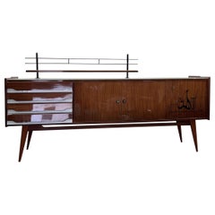 Mid-Century Scandinavian Style Sideboard Modern Design 1950's