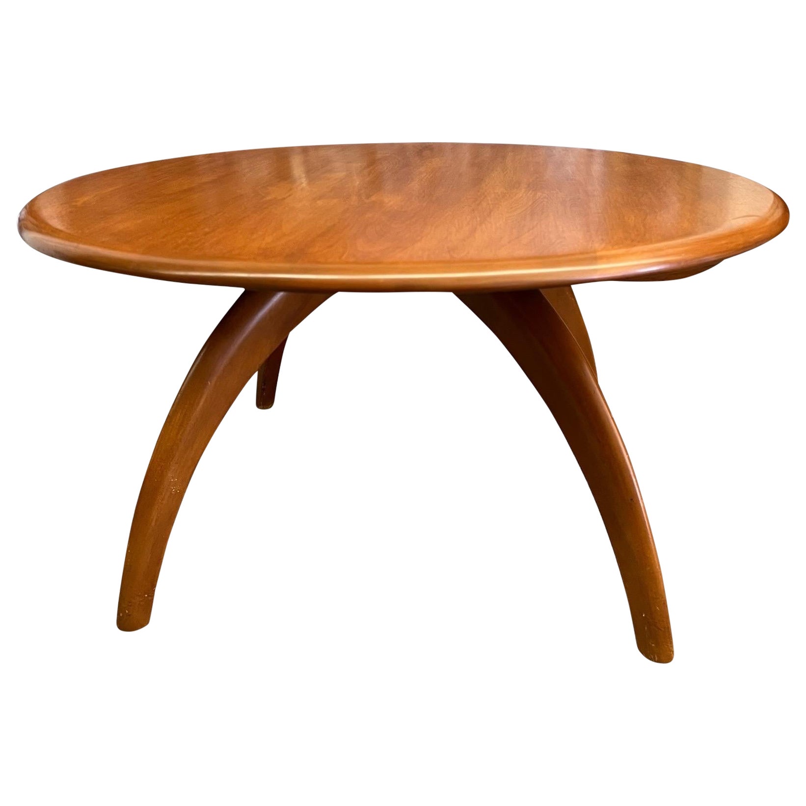 Vintage Mid Century Modern Solid Maple Wood Coffee Table by Heywood Wakefield .  For Sale