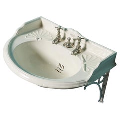 Antique Shanks & Co Wash Basin with Wall Bracket