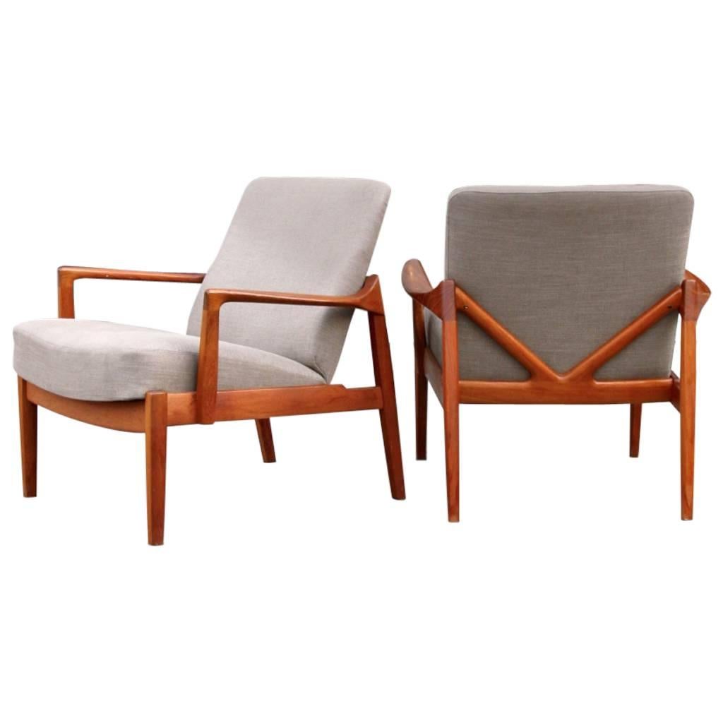 Tove & Edvard Kindt-Larsen, Pair of Armchairs