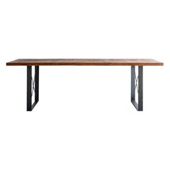 Railcar 84" Dining Table with 2 Benches