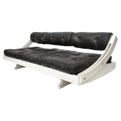 Leather daybed GS-195 model by Gianni Songia for Sormani - 60s