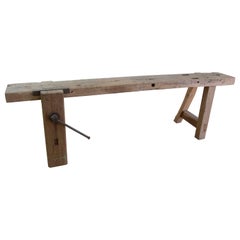 Spanish Solid Wood Carpenter's Workbench