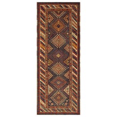 Anfang des 20. Jahrhunderts N.W. Persischer Läufer-Teppich