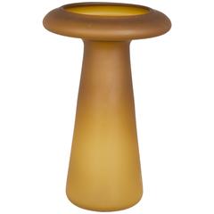 Tall Mid-Century Vase with Polished Pontil