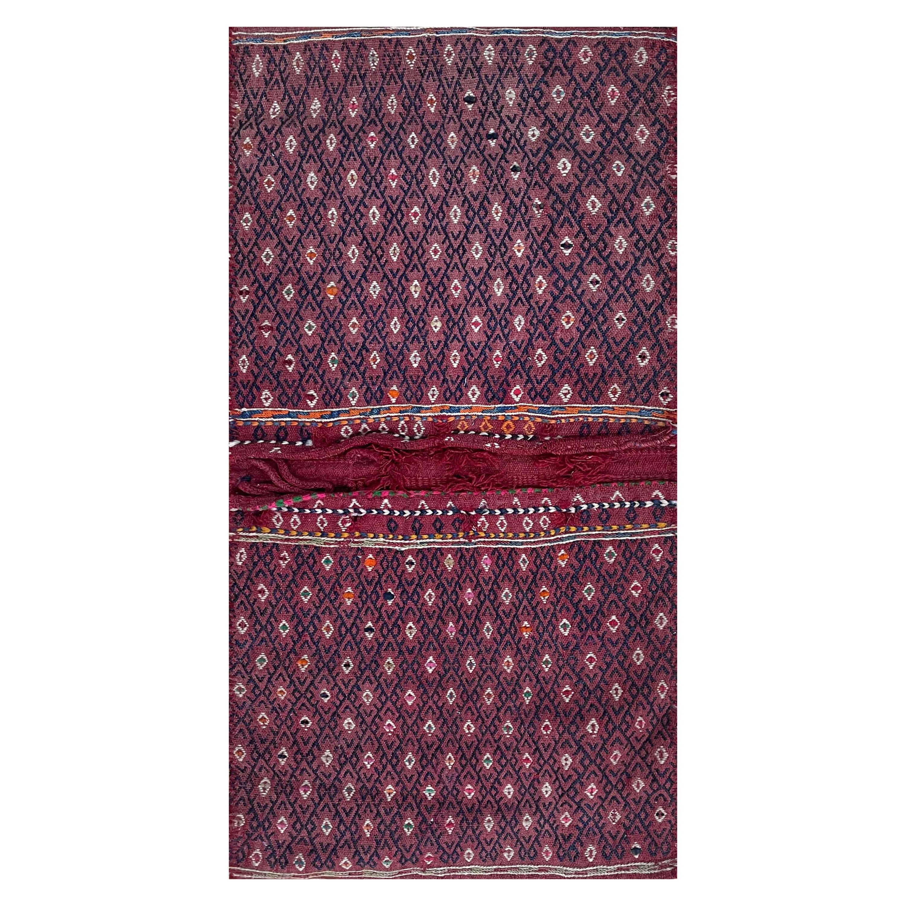 Bolsa de montar antigua persa azerbaiyana,  17" x 35" en venta