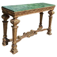Used French Louis XIV Style Gilt Wood Console.