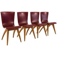 Four Mid-Century Modern Swing Chairs by G.J.van Os 12