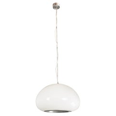 Used Italian modern Black and White chandelier by Castiglioni brothers, Flos 1965