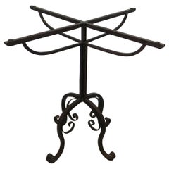 Vintage wrought iron coffee table base, 60s