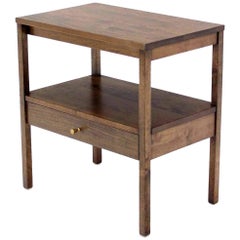 Mid-Century Modern 1 One drawer End Table Stand 