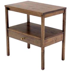 Mid-Century Modern 1 One drawer End Table Stand 11