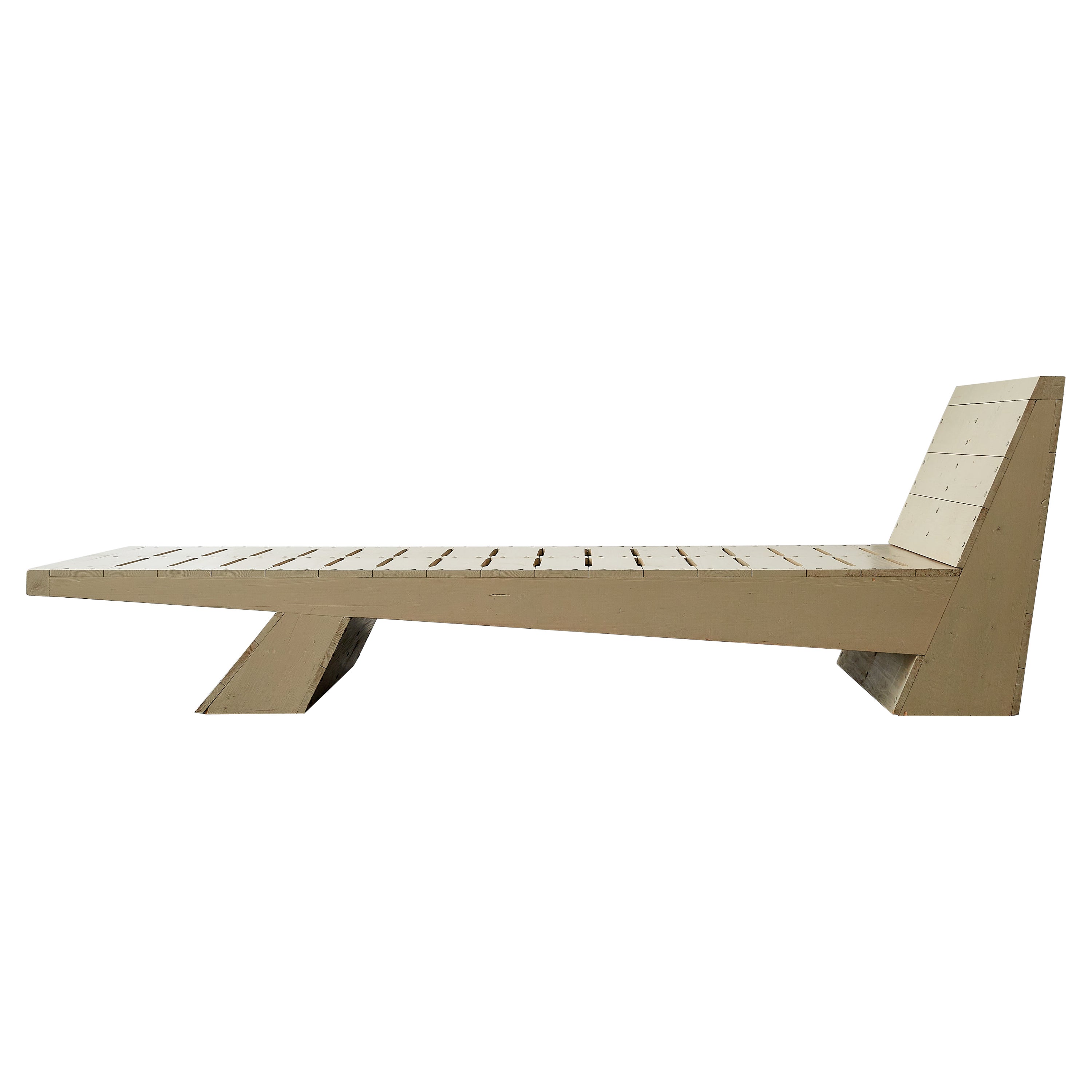 Dom Hans van der Laan Unique Daybed with Headrest c. 1970