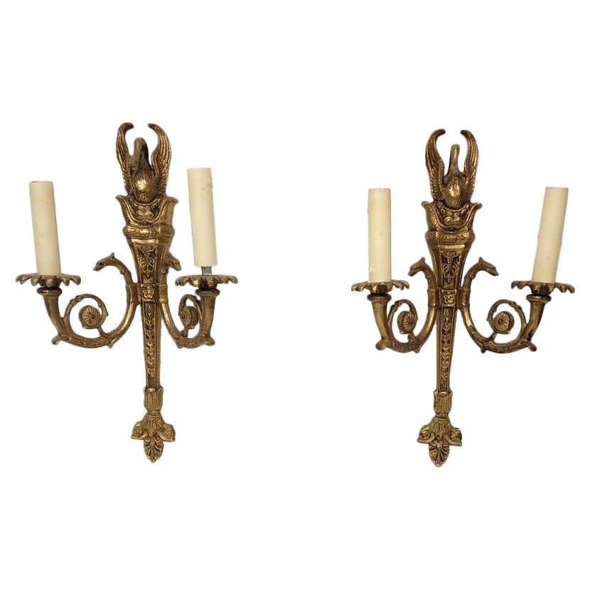 Italian Bronze Sconces 