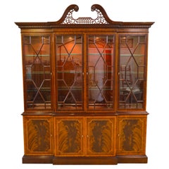 Used Councill Craftsman Flame Mahogany Bookcase China Breakfront