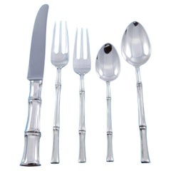 Bamboo by Tiffany & Co. Sterling Silver Flatware Set for 8 Service 41 pcs
