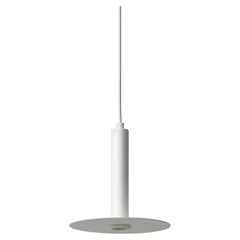 Plate Spot White Pendant Lamp by +kouple