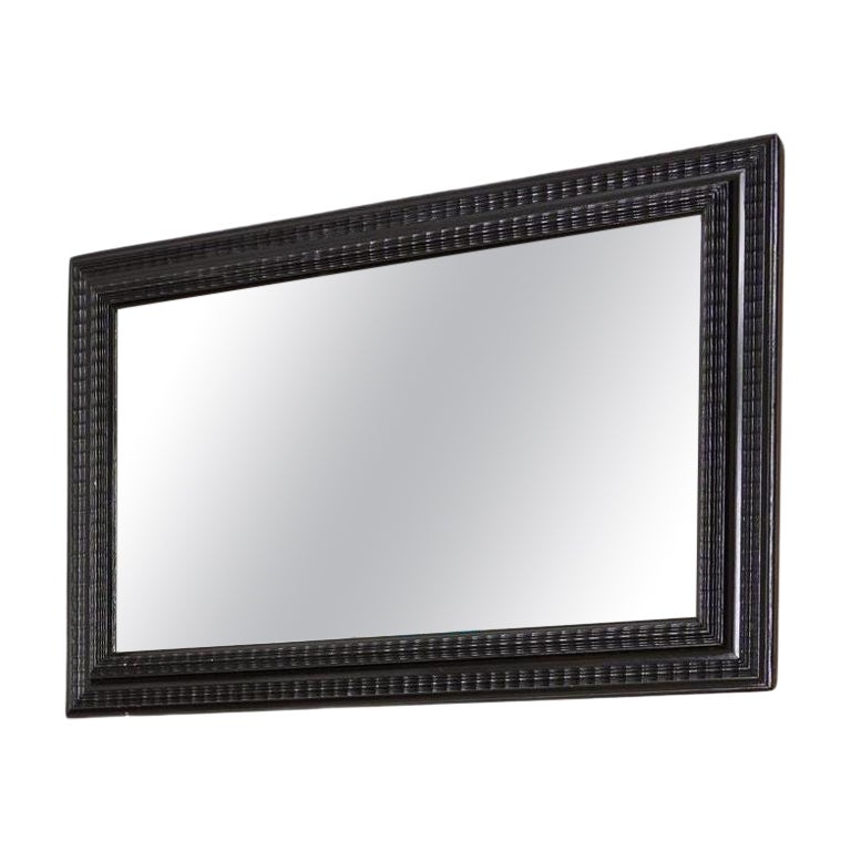 19th century Ebonised Italian mirror - No6 For Sale at 1stDibs