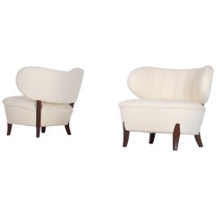 Used Pair of Otto Schulz Chairs, Sweden, 1940s