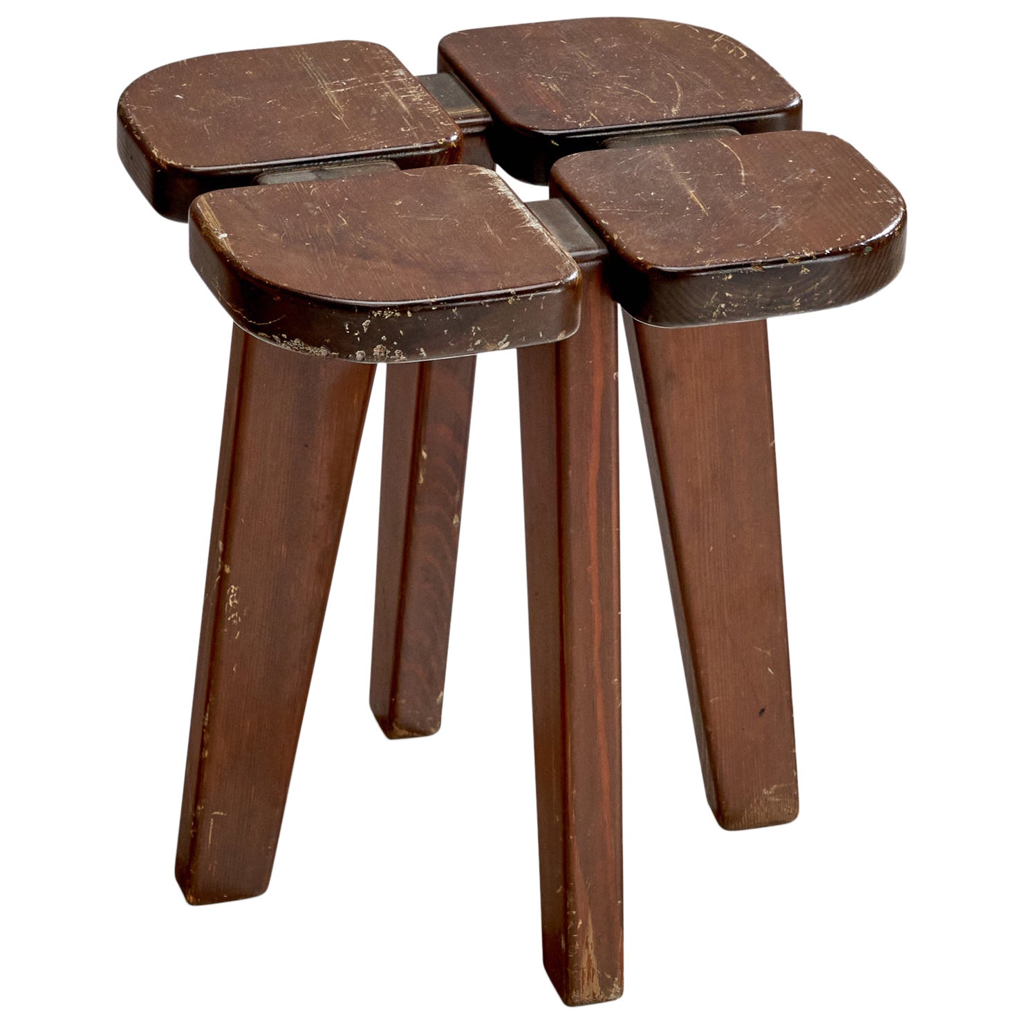 Lisa Johansson-Pape, Stool, Pine, Finland, 1950s