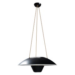 Lampe suspendue M4 noire et blanche par Disderot