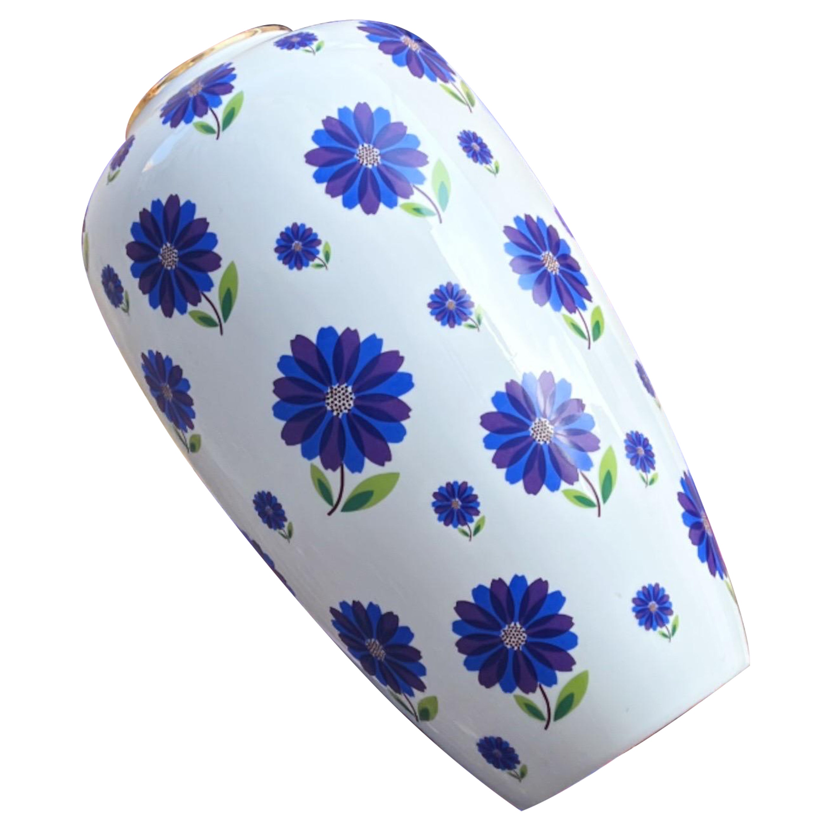 1960s Heinrich porcelain large vase