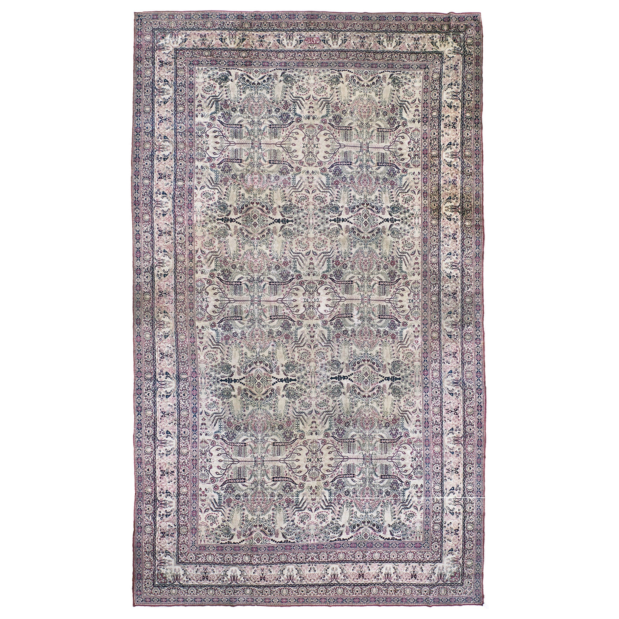Mehraban Antique Persian Lavar Kerman