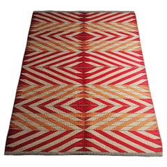 Swedish reversible flatweave carpet by Ingrid Dessau for Kasthall, 1950s