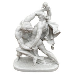 Les Lutteurs du couteau d'après la statue de Johan Peter Molin