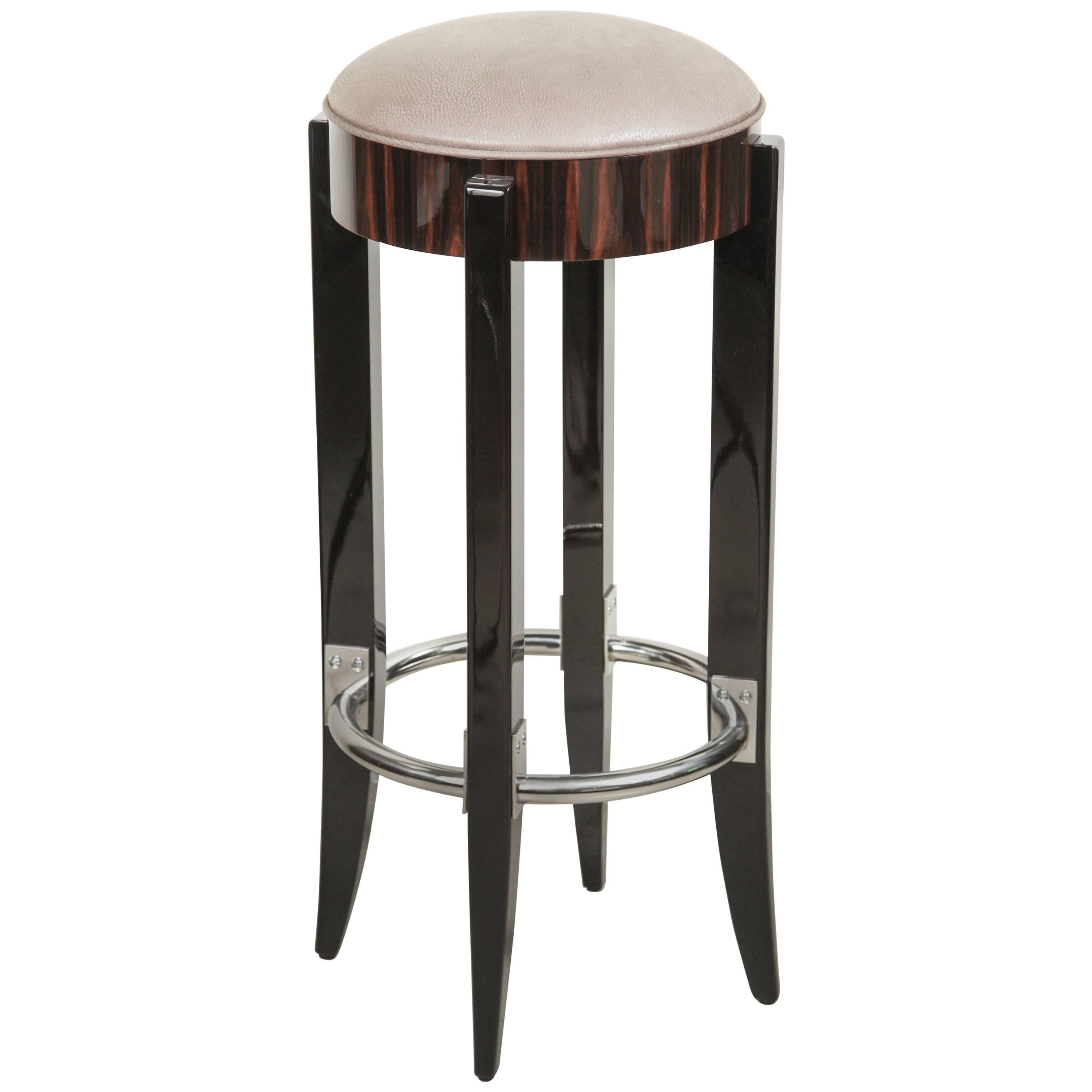 Art Deco Style Bar Stool For Sale