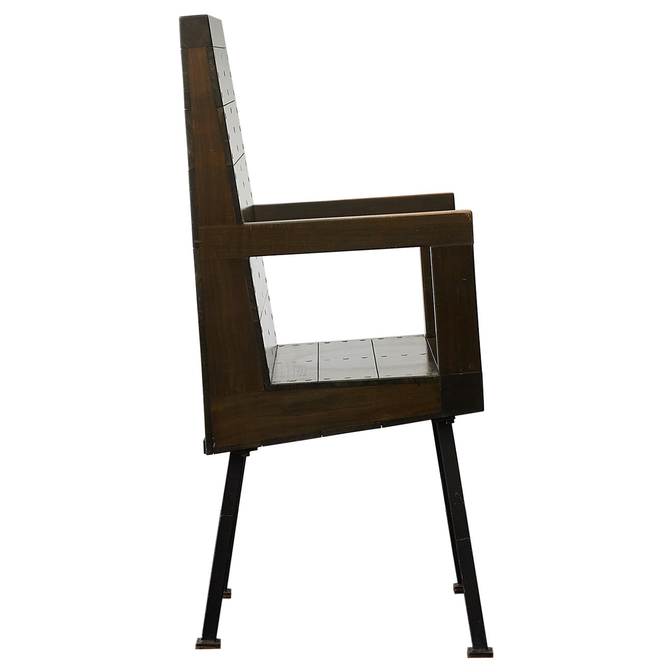 Dom Hans van der Laan chair with Open Arms for Raadhuis Budel c. 1960s