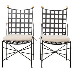 Vintage Pair of Mario Papperzini for the John Salterini Garden Dining Chairs