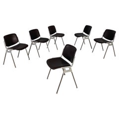 Used Italian mid-century DSC chairs by Giancarlo Piretti for Anonima Castelli, 1970s