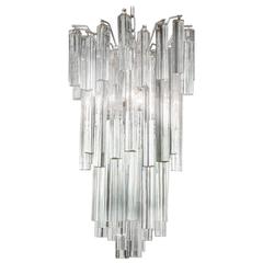 Large Tiered Glass Chandelier 11