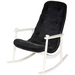 White Frame Rocking Chair