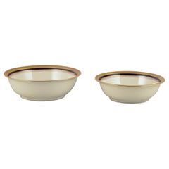 Vintage Hutschenreuther, Germany. Two bowls from the "Margarete" series.