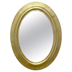 Antique Gilt Oval Italian Mirror 2