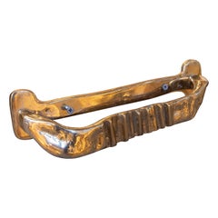 1980s Gilded Bronze Handle by the Artist David Marshall 