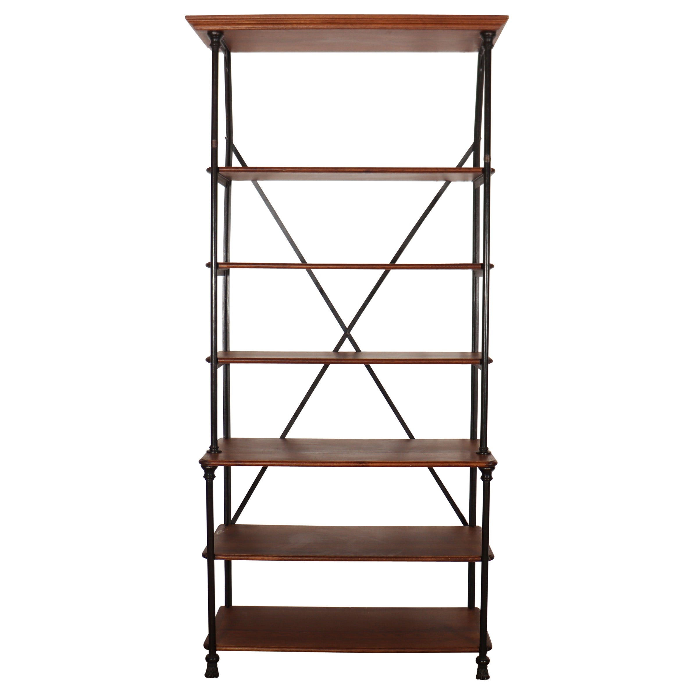 Rolling 1920 Bell Hop Garment Rack at 1stDibs