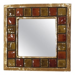 Vintage Square Mirror