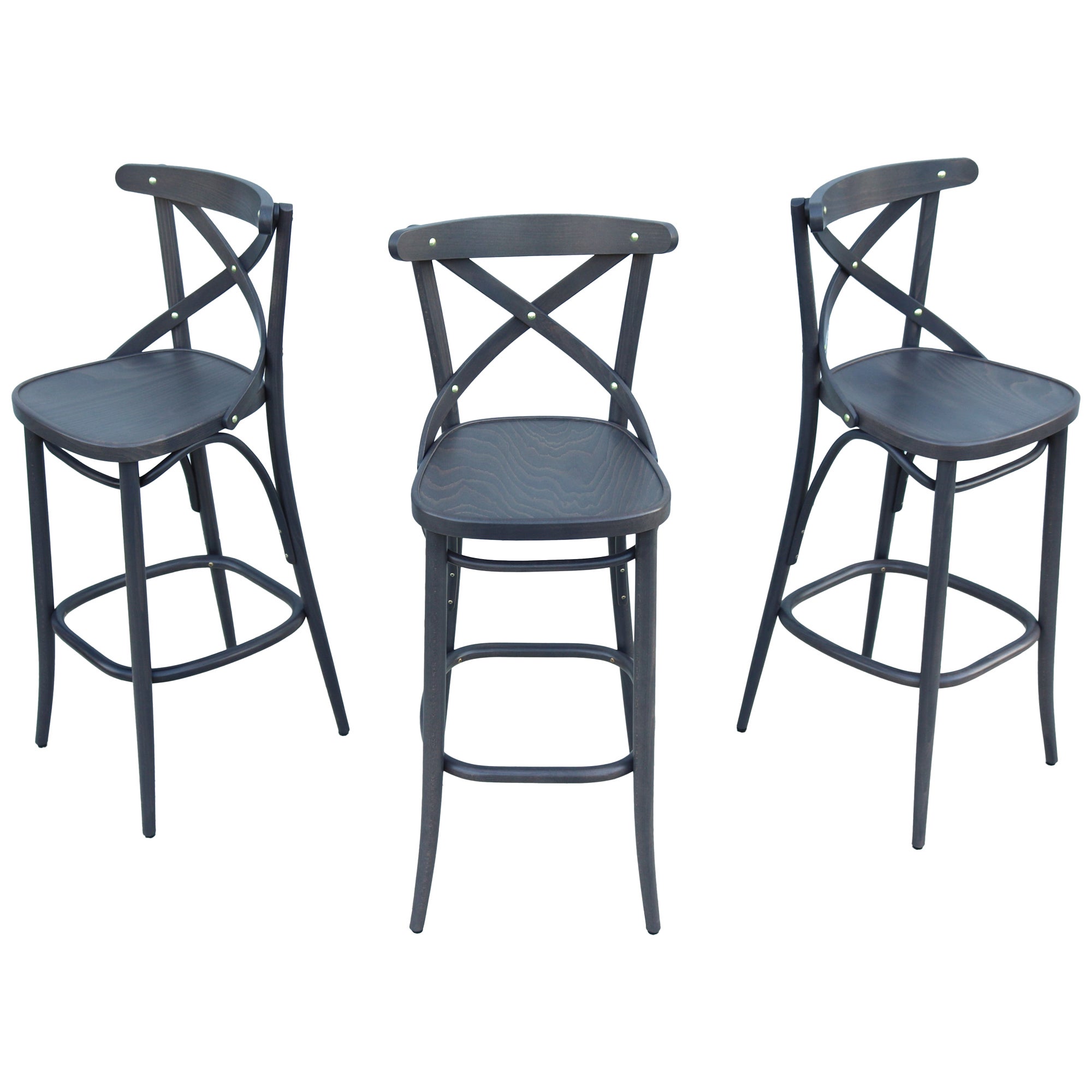 Sgabelli da bar tradizionali Michael Thonet per TON Bentwood 150 &New - set di 3 in vendita
