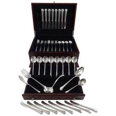 Chippendale by Towle Sterling Silver Flatware Set for Eight Service 53 Pieces
