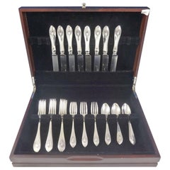 Mount Vernon by Lunt Sterling Silver Flatware Set for Eight Service 32 Pieces
