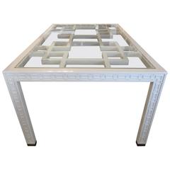 Fretwork Dining Table