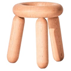 The Balloon Stool Collection - Solid Maple Stool - Medium Size