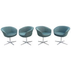 Used Modern Pearson Lloyd for Coalesse Bob Swivel Chairs by Walter Knoll - Set of 4