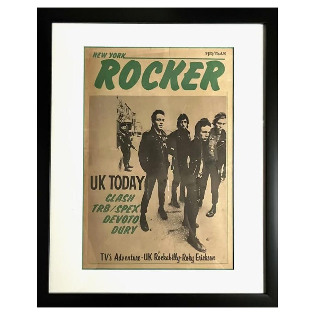 Vintage The Clash New Yorker 1978 (Framed) 