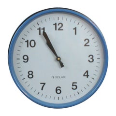 Orologio 'fratelli Solari' a bandiera doppio quadrante, italia anni 80