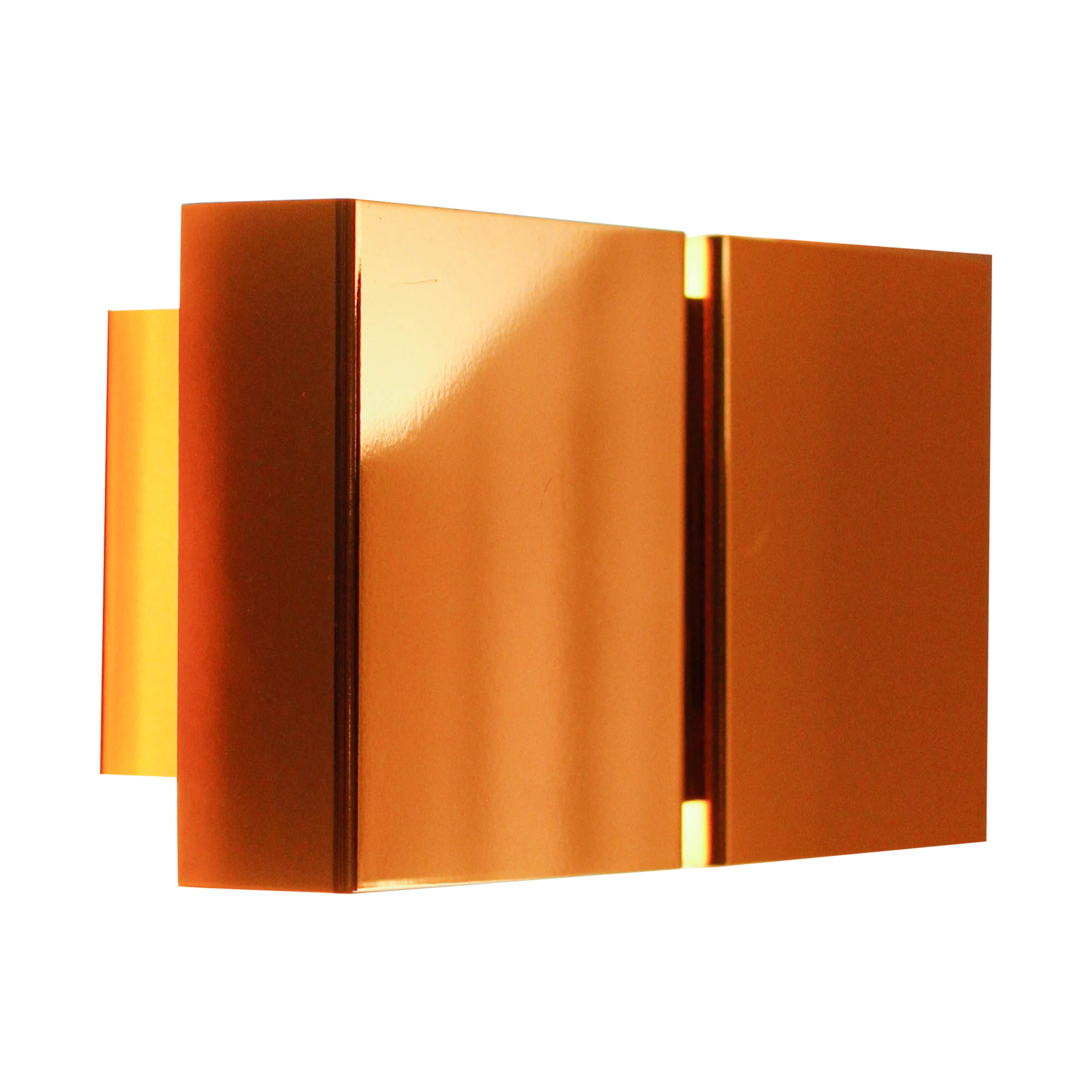 Wall lamp Square 2G Gold Shiny