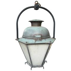 Antique 19th Century French Stable Lantern